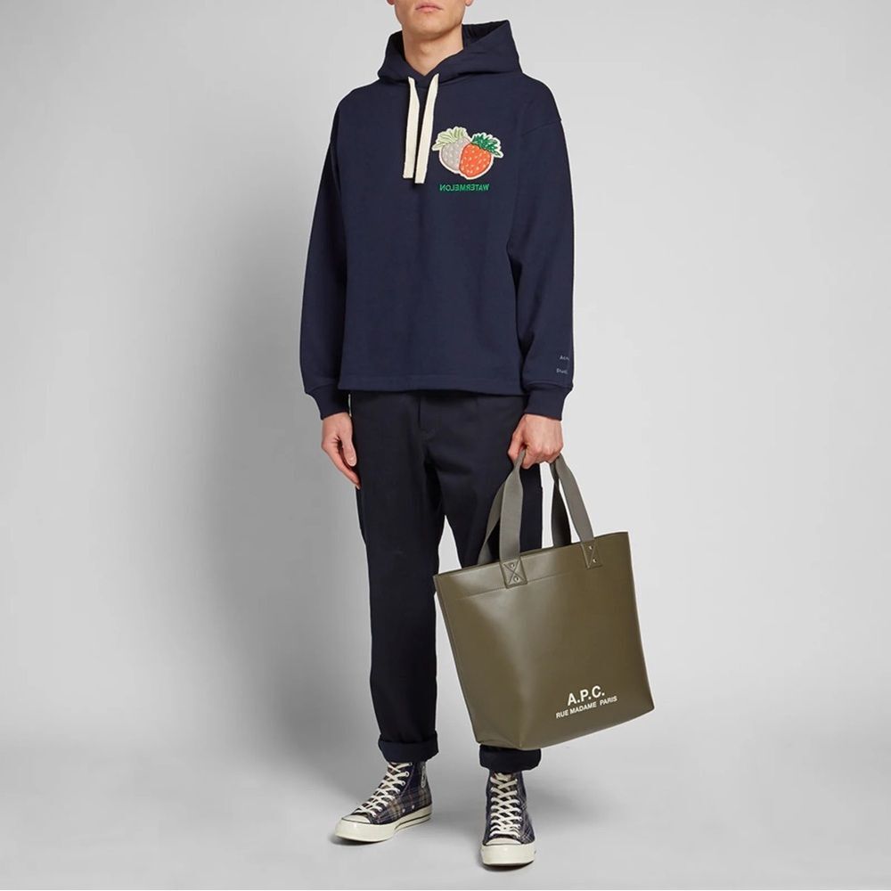 Acne Studios Unisex Fagen Berry Hoodie - Picture 8 of 9